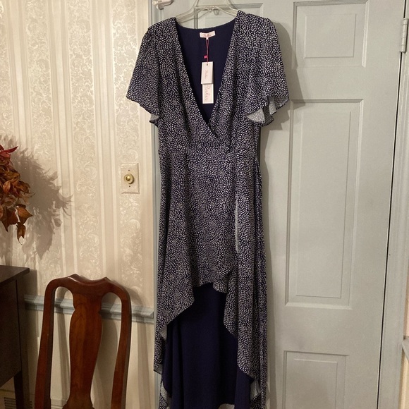 NWT Parker hi lo wrap around dress - Picture 3 of 7